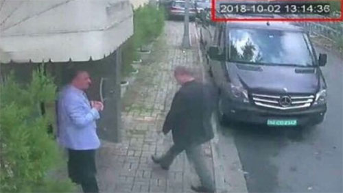 Jashoggi en la entrada del consulado Washington conocía los planes de Arabia Saudí para capturar a Jashoggi